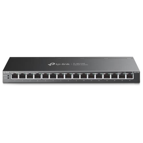TP-Link 16-port Gigabit PoE+ preklopnik (Switch), 16×G-LAN PoE+, 802.3af/at (120W)-12