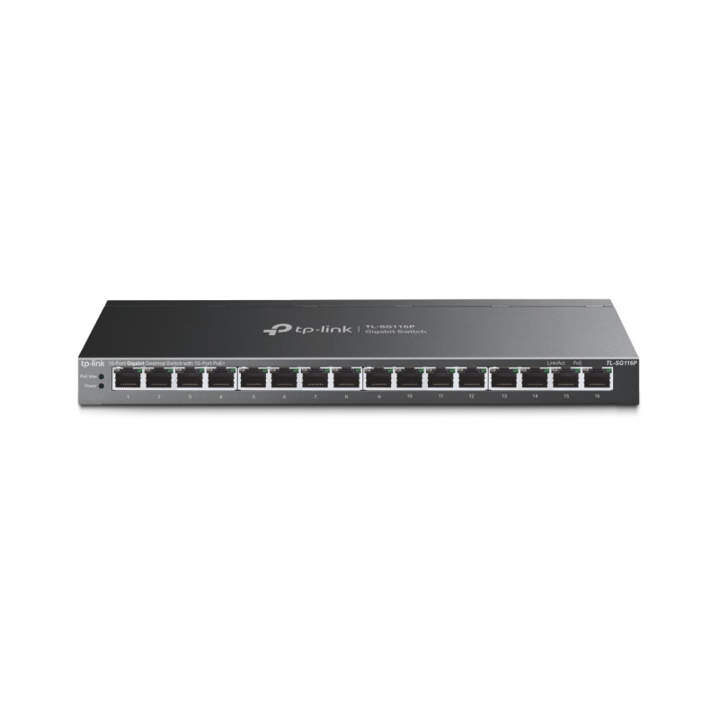 TP-Link 16-port Gigabit PoE+ preklopnik (Switch), 16×G-LAN PoE+, 802.3af/at (120W)-10