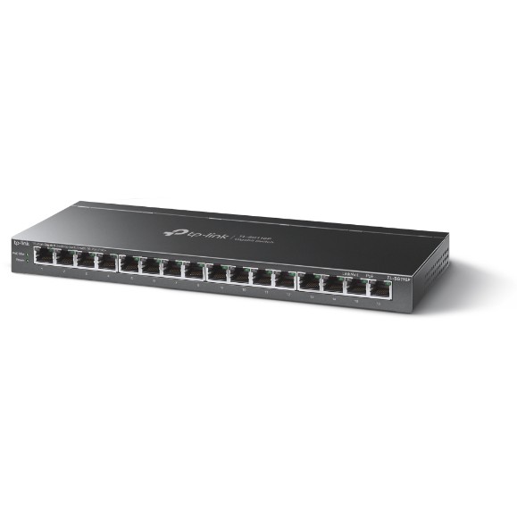 TP-Link 16-port Gigabit PoE+ preklopnik (Switch), 16×G-LAN PoE+, 802.3af/at (120W)-3