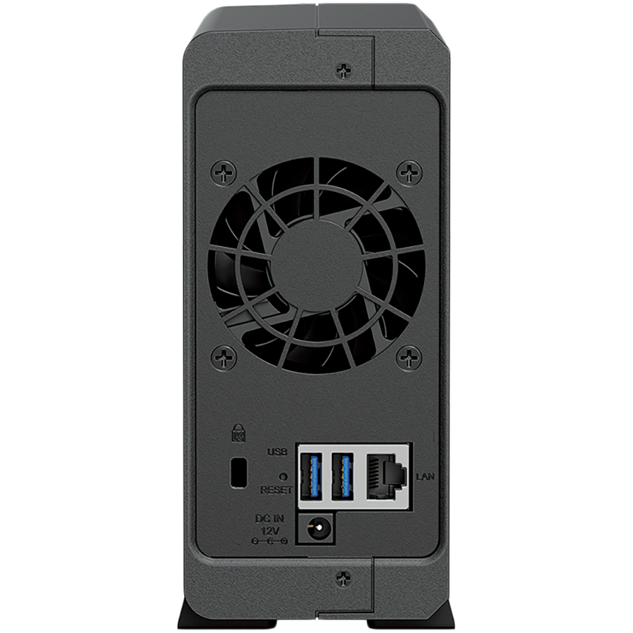 Synology DS124 DiskStation 1-bay NAS server, 2.5"/3.5" HDD/SSD podrška, Wake on LAN/WAN, 1GB DDR4, 1×1GbE, 2×USB3.2 Gen1-5