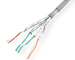 MREŽNI KABEL ROLINE ROLINE S/FTP mrežni kabel Cat.7 (impendance 100 Ohm, dužina 300 m, boja siva)