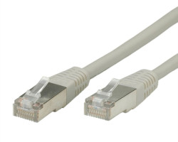 Roline VALUE Patch kabel oklopljeni Cat 6 S/FTP (PiMF) 1.5m sivi-0