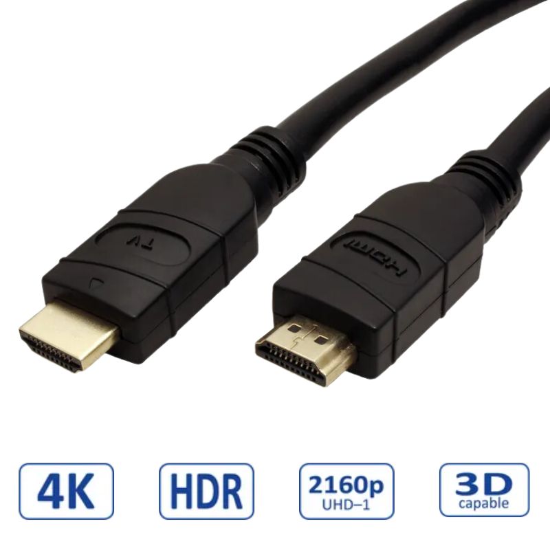 Roline VALUE Ultra HD HDMI 4K kabel sa mrežom, HDMI M - HDMI M, 25m-0