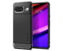 Spigen Rugged Armor, zaštitna maska za telefon, mat crna - Google Pixel 8 (ACS06277)-0