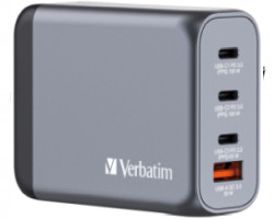 Verbatim GNC-100 GaN Charger 4 Port 100W USB A/C-0