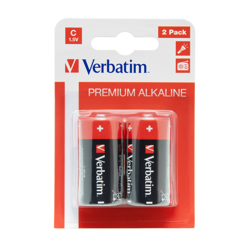 Baterija VERBATIM C Alkaline (2 komada u pakiranju)-0