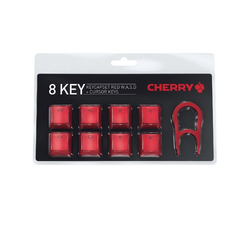 Set tipki CHERRY AC 0.3 za CHERRY MX tipkovnice (crveni, ABS plastika, otporne na habanje, s alatom za zamjenu tipki)-0