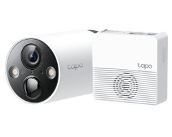 Nadzorna kamera TP-LINK Tapo C420 s Tapo H200 hubom (bežična vanjska, 2K QHD 2560×1440, 1/3" senzor, 113° kut, do 512GB, IP65, 5200mAh)