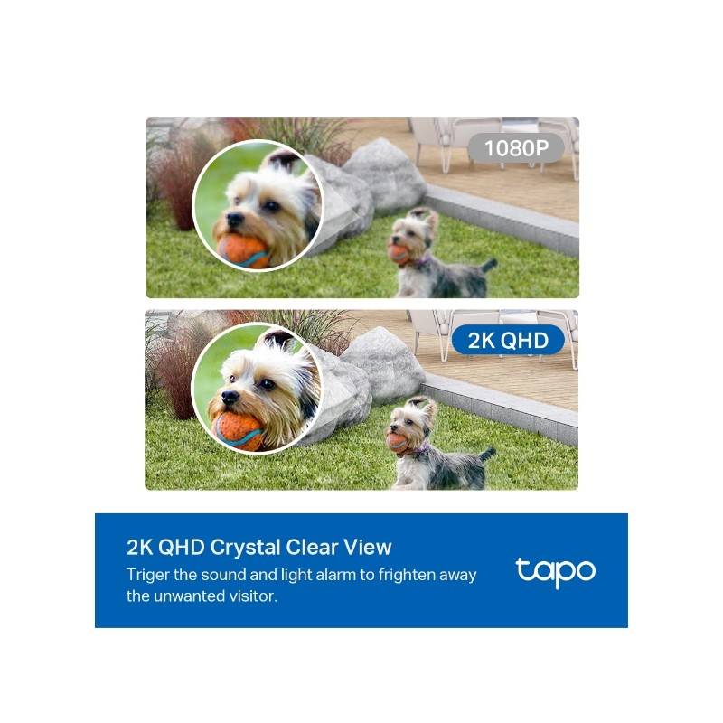 Nadzorna kamera TP-LINK Tapo C420 s Tapo H200 hubom (bežična vanjska, 2K QHD 2560×1440, 1/3" senzor, 113° kut, do 512GB, IP65, 5200mAh)-3