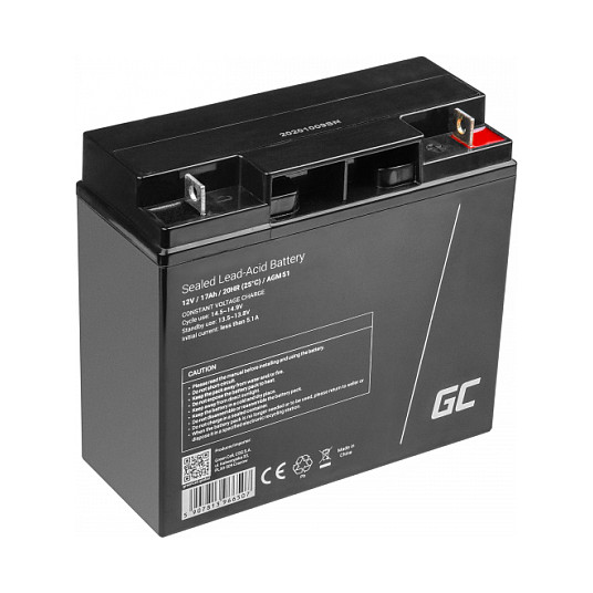Green Cell (AGM51) baterija 12V/17Ah-4