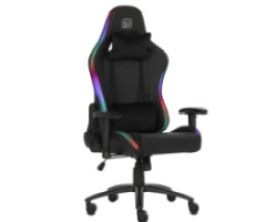 Igraća stolica BIT FORCE Chameleon RGB-2D (RGB osvjetljenje, 2D nasloni za ruke, PU koža + tkanina, nosivost 150kg)