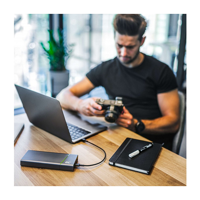 Powerbank GREEN CELL PowerPlay Ultra (26800mAh, brzi punjač, 1xUSB-C, 2xUSB, 128W, grafit)-3