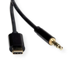 Roline adapter USB-C - 3.5mm audio, M/M, 3m-0