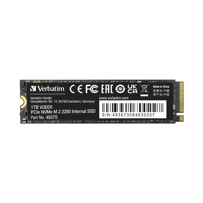 SSD VERBATIM Vi3000 1TB M.2 NVMe PCIe Gen3x4 (R/W 3100/2200MB/s)-5