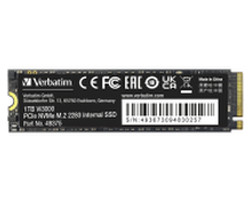SSD VERBATIM Vi3000 1TB M.2 NVMe PCIe Gen3x4 (R/W 3100/2200MB/s)-0