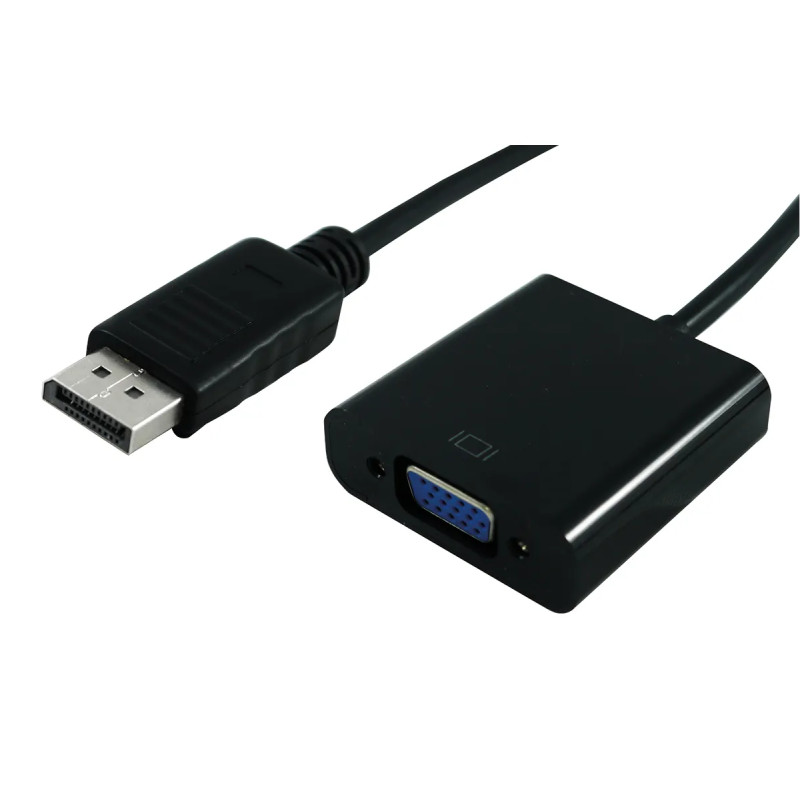 STANDARD adapter/kabel DisplayPort - VGA, M/F, 0.15m-1