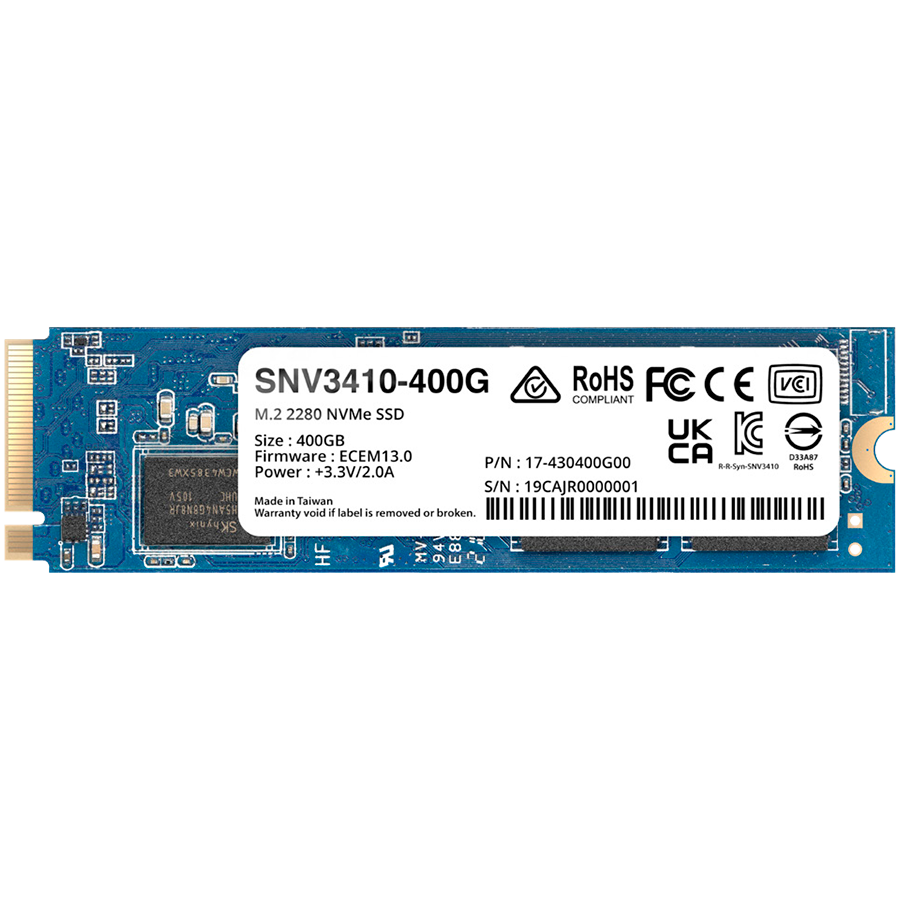 Synology 400GB SSD NVMe M.2 2280, (SNV3410-400G)-1