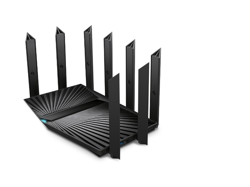TP-Link AX7800 Archer AX95 bežični usmjerivač (Tri-Band Gigabit Wi-Fi 6 Router) 574 Mbps/2402 Mbps/4804 Mbps (2.4GHz/5GHz×2) 802.11ax/ac/n/a/b/g,1.7 GHz 4C, 3x G-LAN, 2x G-WAN/LAN, 2xUSB, 8x Antena-2