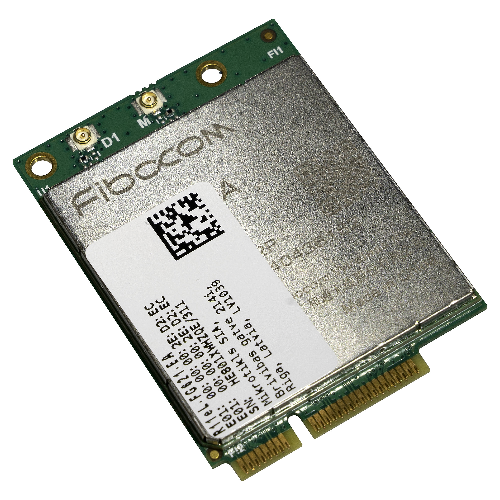 Mini PCIe MODEM MIKROTIK R11eL-FG621-EA (300Mbps downlink, 50Mbps uplink, 2x u.Fl, 3W)-1