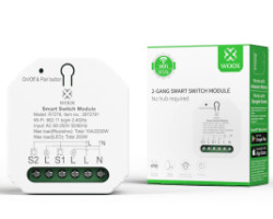WiFi Smart prekidač WOOX R7279 100-240VAC 10A 2300W, WooxHome app, glasovna kontrola - Alexa & Google Assistant-0