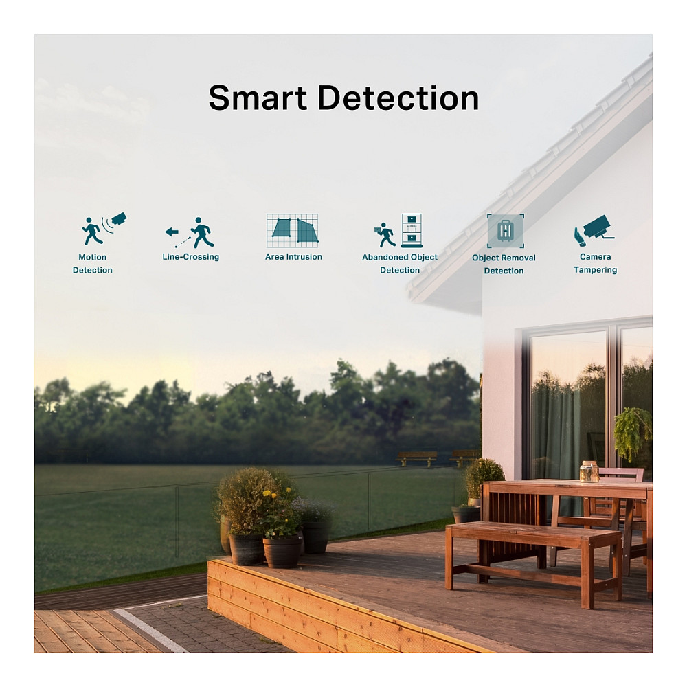 Kamera TP-LINK VIGI C340I vanjska IP Bullet 4MP, Detekcija osoba i vozila, H.265+, PoE/12V DC-7