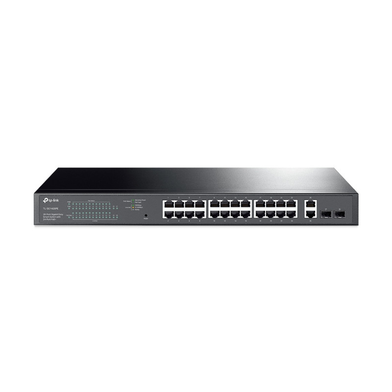 Preklopnik TP-LINK TL-SG1428PE 28-port Gigabit Easy Smart (24x PoE+ port, 2x SFP, 250 W)-10