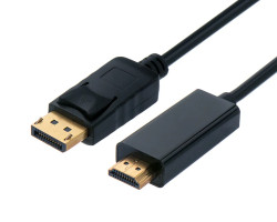 STANDARD DisplayPort kabel, DP v1.2 - UHDTV, M/M, 2.0m crni-0