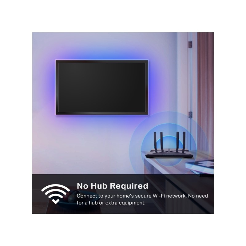 TP-Link Tapo Smart WiFi LED traka RGB, 5m, 2000lm, 24W, dimabilna, Tapo app, sinkronizacija s glazbom, glasovna kontrola - Alexa & Google Assistant-3