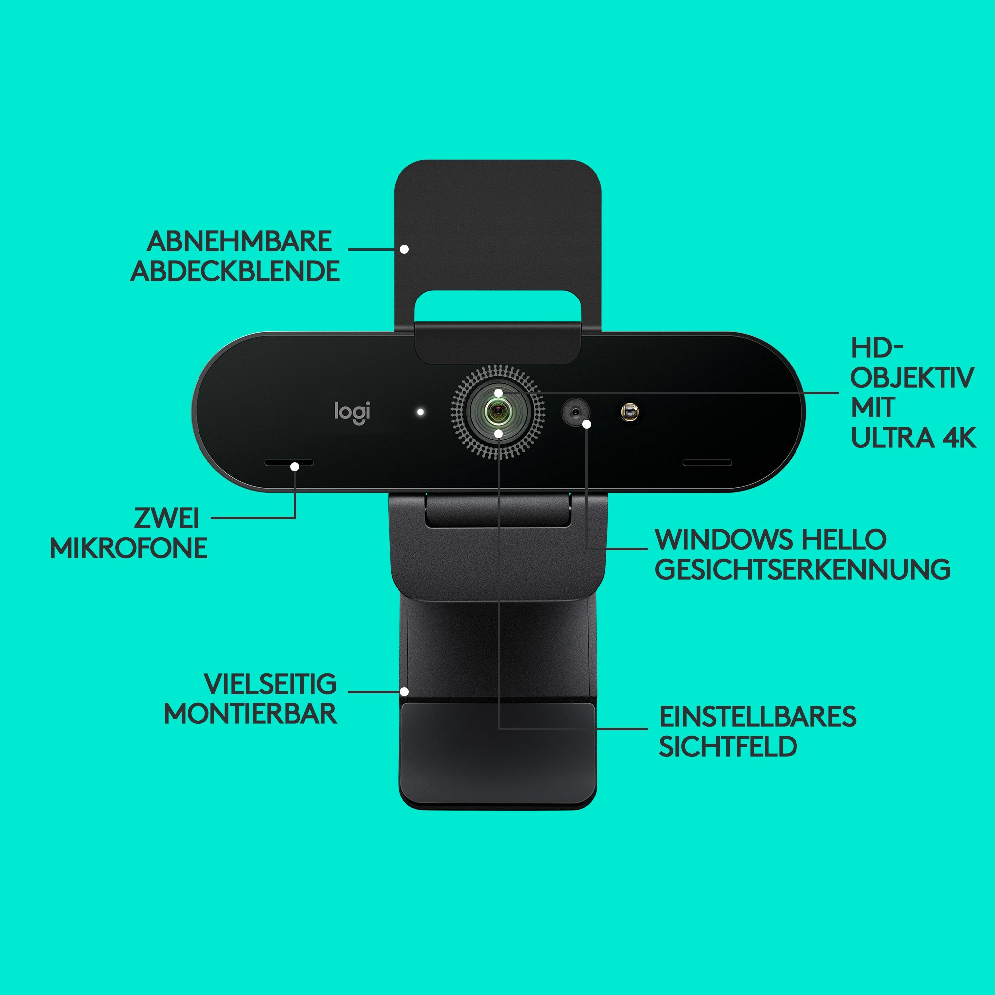 Logitech Brio Stream 4K UHD web kamera (960-001194)-7