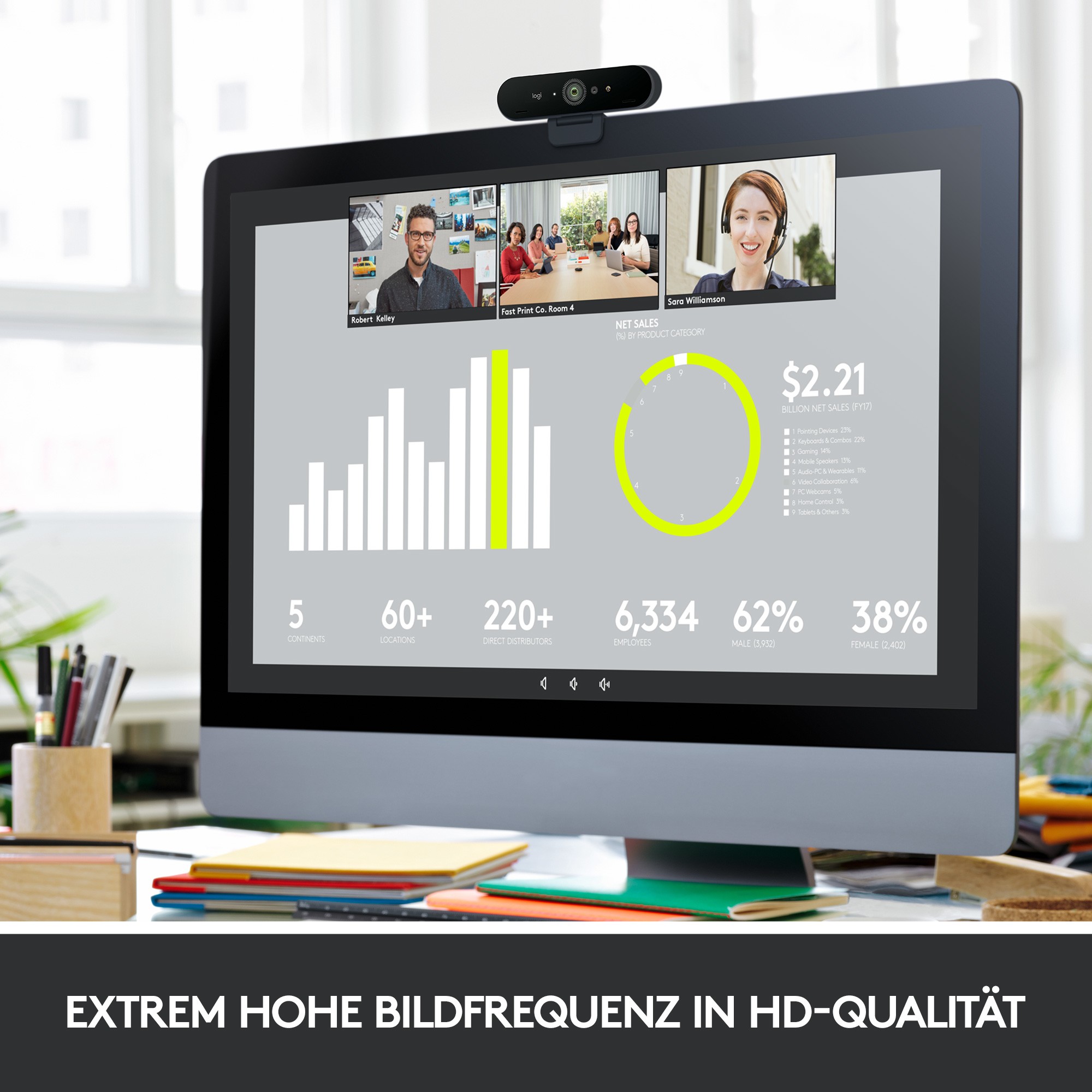 Logitech Brio Stream 4K UHD web kamera (960-001194)-8