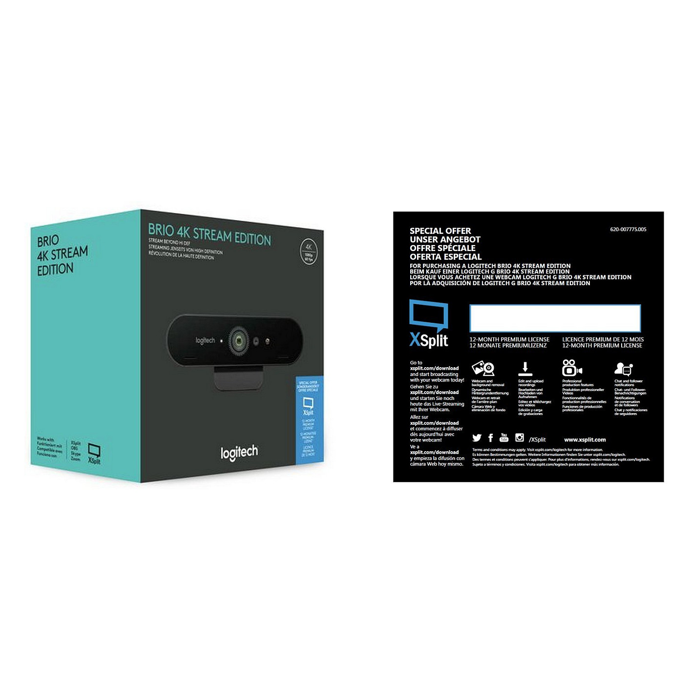 Logitech Brio Stream 4K UHD web kamera (960-001194)-21