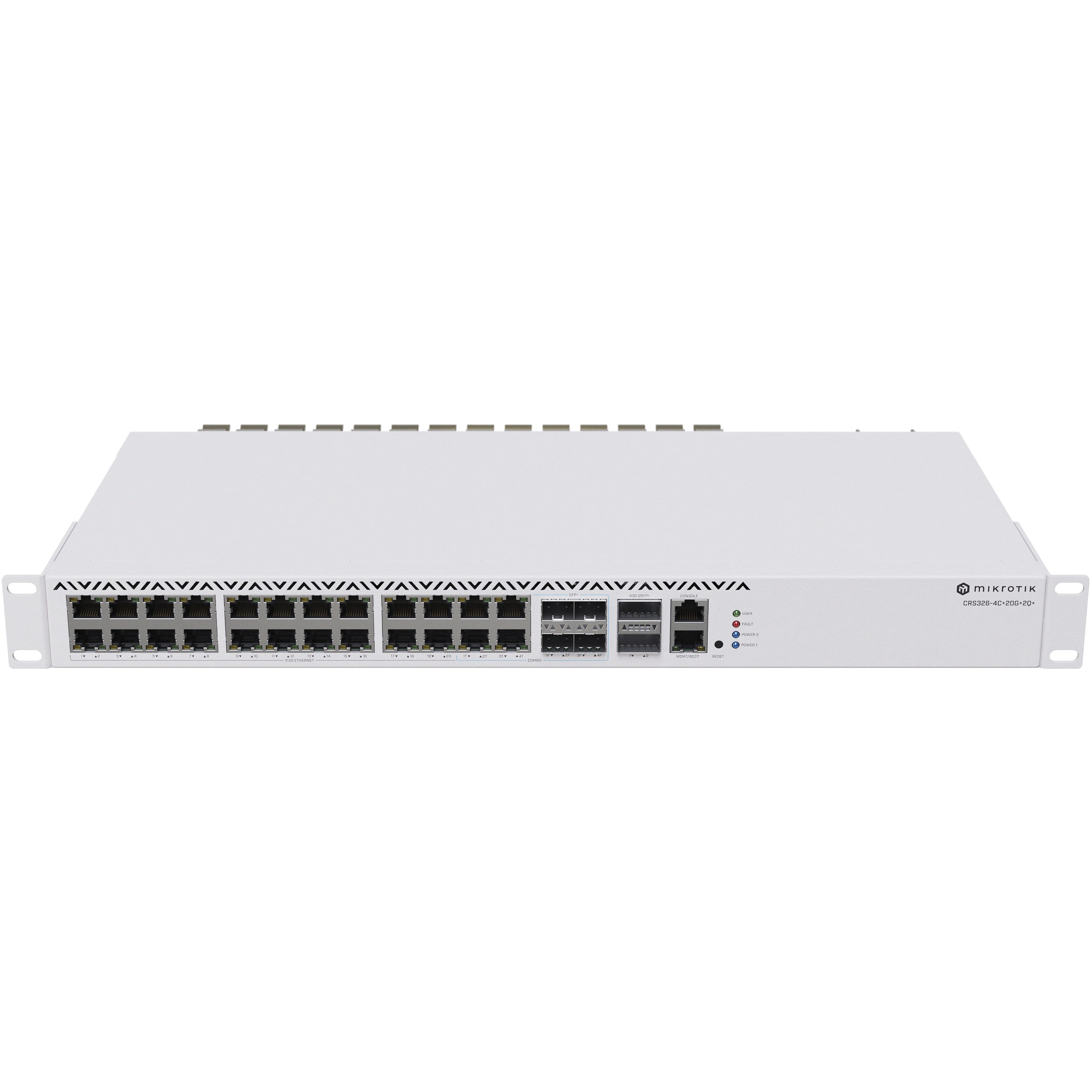 Switch Mikrotik CRS326-4C+20G+2Q RM, 20x 2.5 GIGABIT Ethernet, 4x Combo ports, 2x 40G QSFP+-1