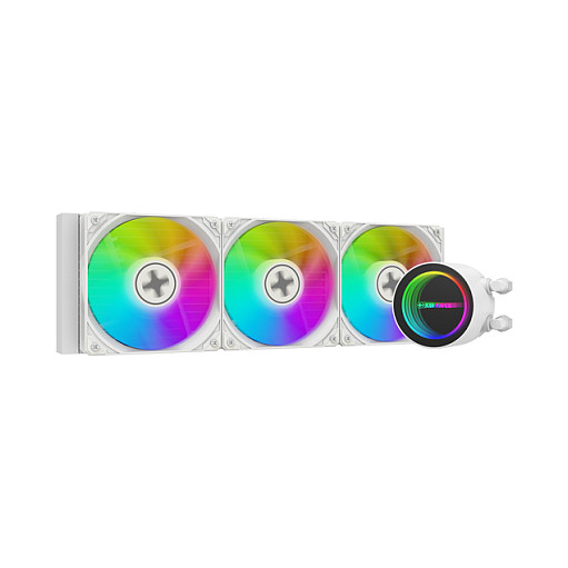 Vodeno hlađenje XILENCE LQ360G.W.ARGB Gaming Series Multi socket, 3×120mm PWM ARGB ventilator, bijeli-1