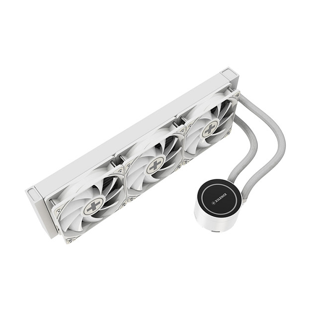 Vodeno hlađenje XILENCE LQ360G.W.ARGB Gaming Series Multi socket, 3×120mm PWM ARGB ventilator, bijeli-13