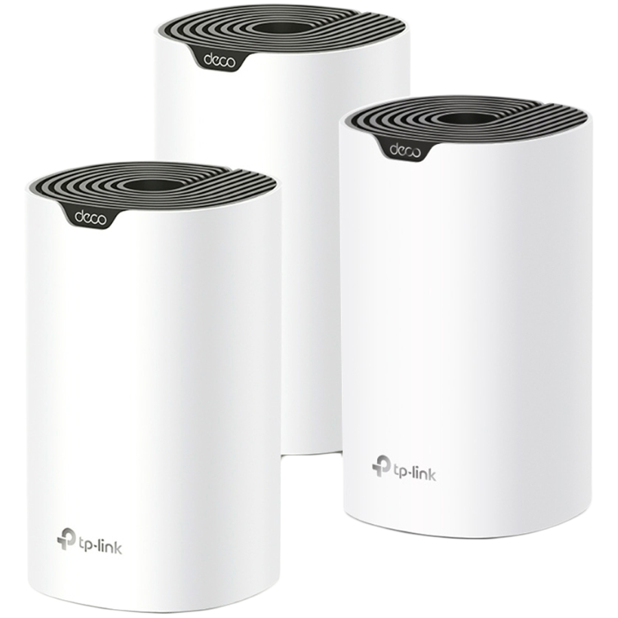TP- Link AC1900 Deco S7 (3-pack) Mesh Wi-Fi, Dual-Band, 600 Mbps/1300 Mbps (2.4GHz/5GHz), 3×LAN, 3×interna antena, Deco App-0