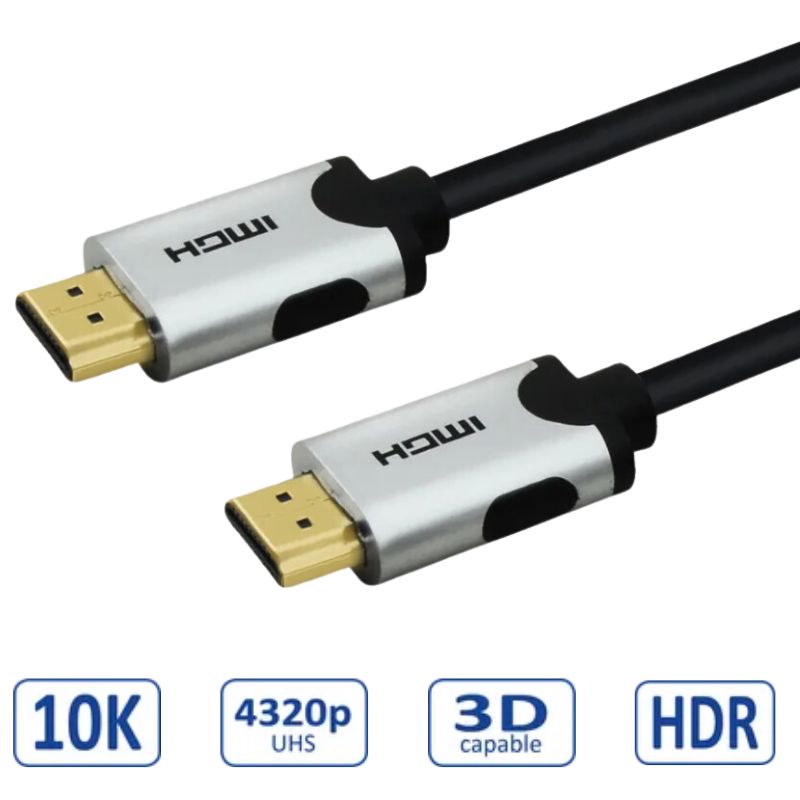 Roline VALUE HDMI 10K Ultra High Speed kabel v2.1, M/M, crni, 2.0m-0