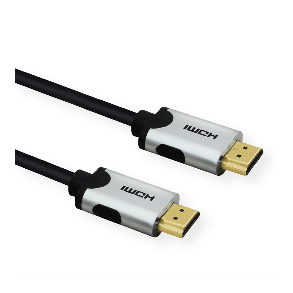 Roline VALUE HDMI 10K Ultra High Speed kabel v2.1, M/M, crni, 2.0m-2