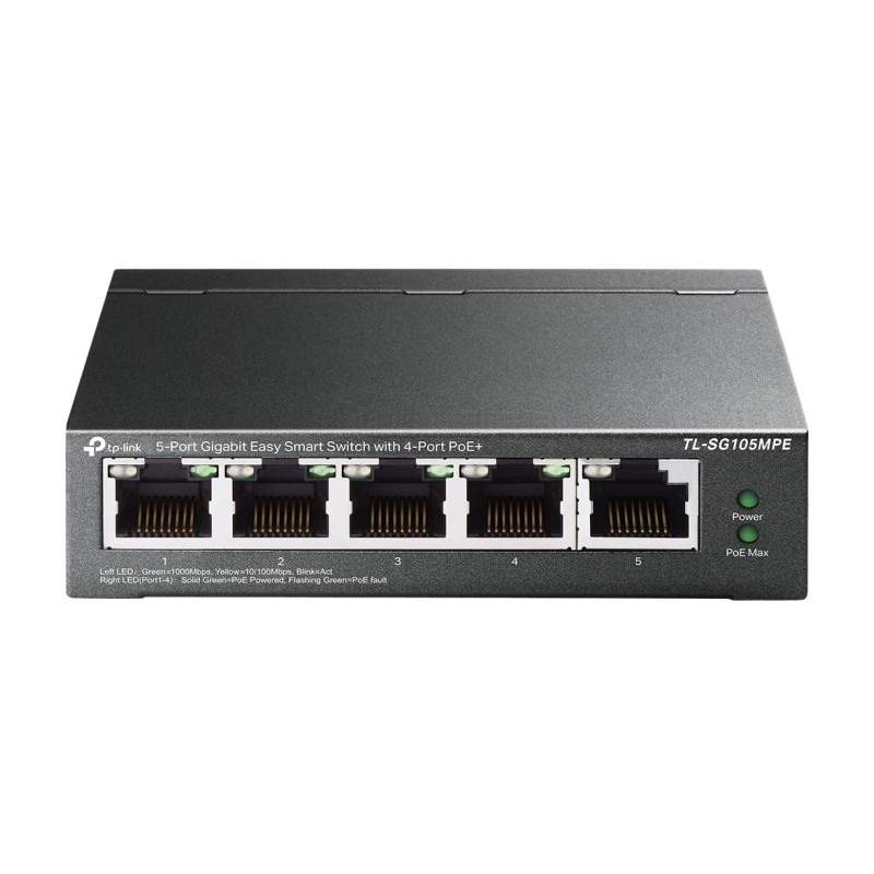 Switch TP-LINK TL-SG105MPE 5-port Gigabit Easy Smart - 4x PoE+, 30W po portu-3