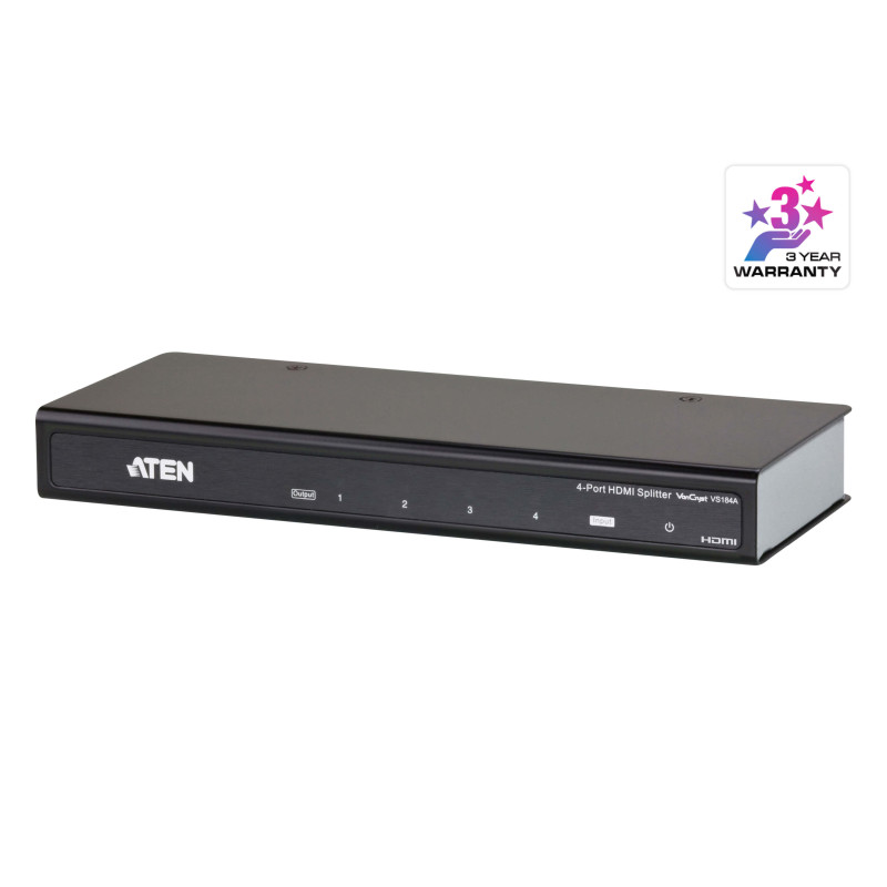 Razdjelnik ATEN VS184A (1 x HDMI Type A Female, 4 x HDMI Type A Female, 10.2 Gbps, HDCP Compatible)-0