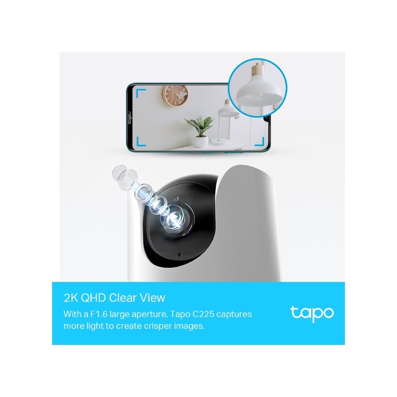 TP-Link Tapo C225 Pan/Tilt AI Home sigurnosna Wi-Fi kamera-10