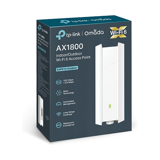 TP-Link AX1800 bežična pristupna točka zidna/stropna Dual-Band Wi-Fi 6 (AP) 574Mbps/1201Mbps (2.4GHz/5GHz), 802.11ax/ac/n/g/b/a, 1×G-LAN, podrška za PoE, 4×interna antena-15