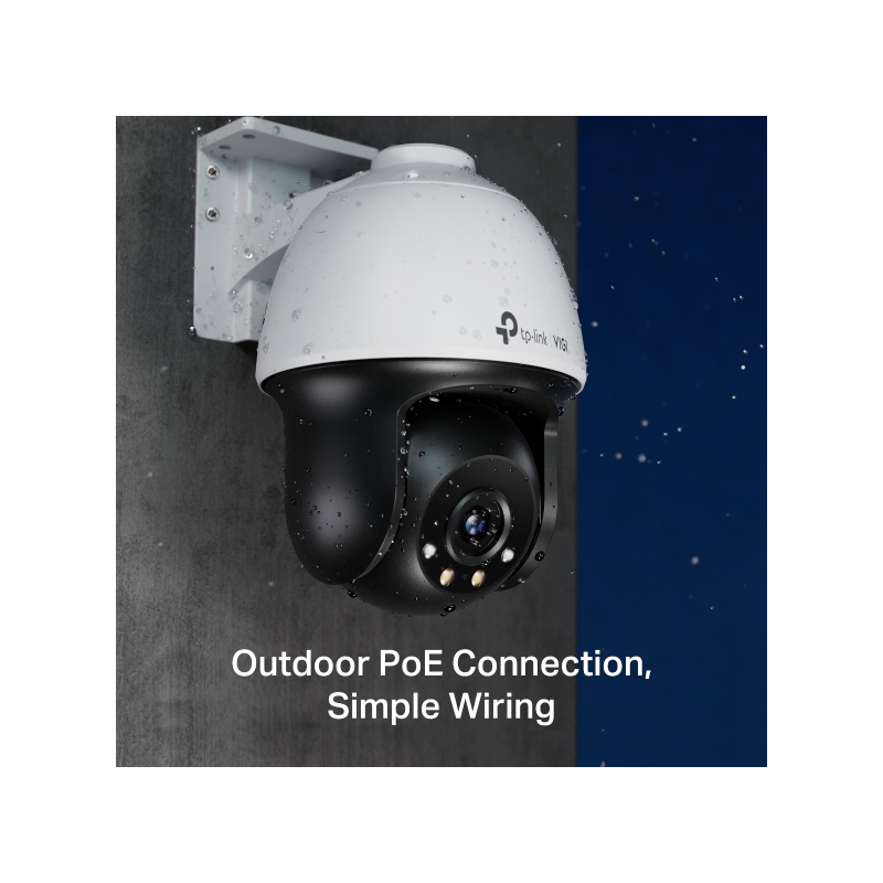 TP-Link vanjska IP Pan/Tilt Full color Ultra HD kamera, H.265+ video, 4MP, 4mm leća, RJ45, Night Vision, detekcija pokreta, vodootporna IP66, VIGI app-5