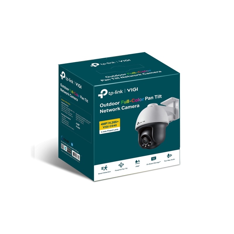 TP-Link vanjska IP Pan/Tilt Full color Ultra HD kamera, H.265+ video, 4MP, 4mm leća, RJ45, Night Vision, detekcija pokreta, vodootporna IP66, VIGI app-7