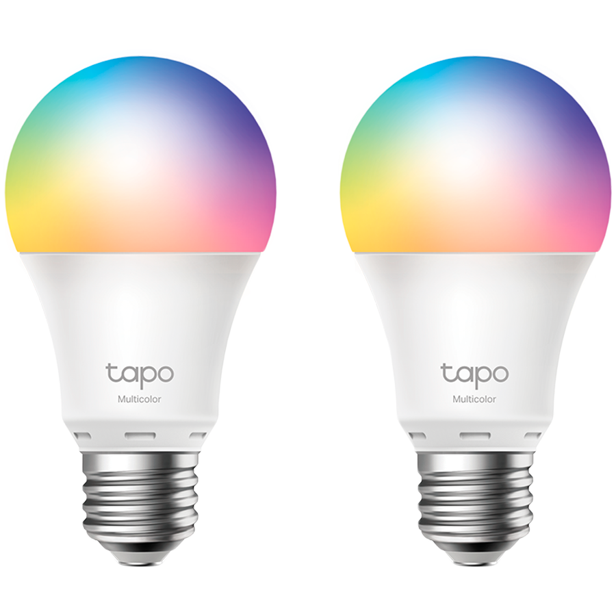 TP-Link Tapo Smart Wi-Fi višebojna žarulja E27, 8.7W, 806lm, 2500K - 6500K, glasovna kontrola (Amazon Alexa & Google Assistant) 2 pack-2