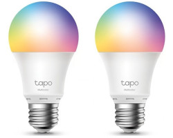 TP-Link Tapo Smart Wi-Fi višebojna žarulja E27, 8.7W, 806lm, 2500K - 6500K, glasovna kontrola (Amazon Alexa & Google Assistant) 2 pack-1