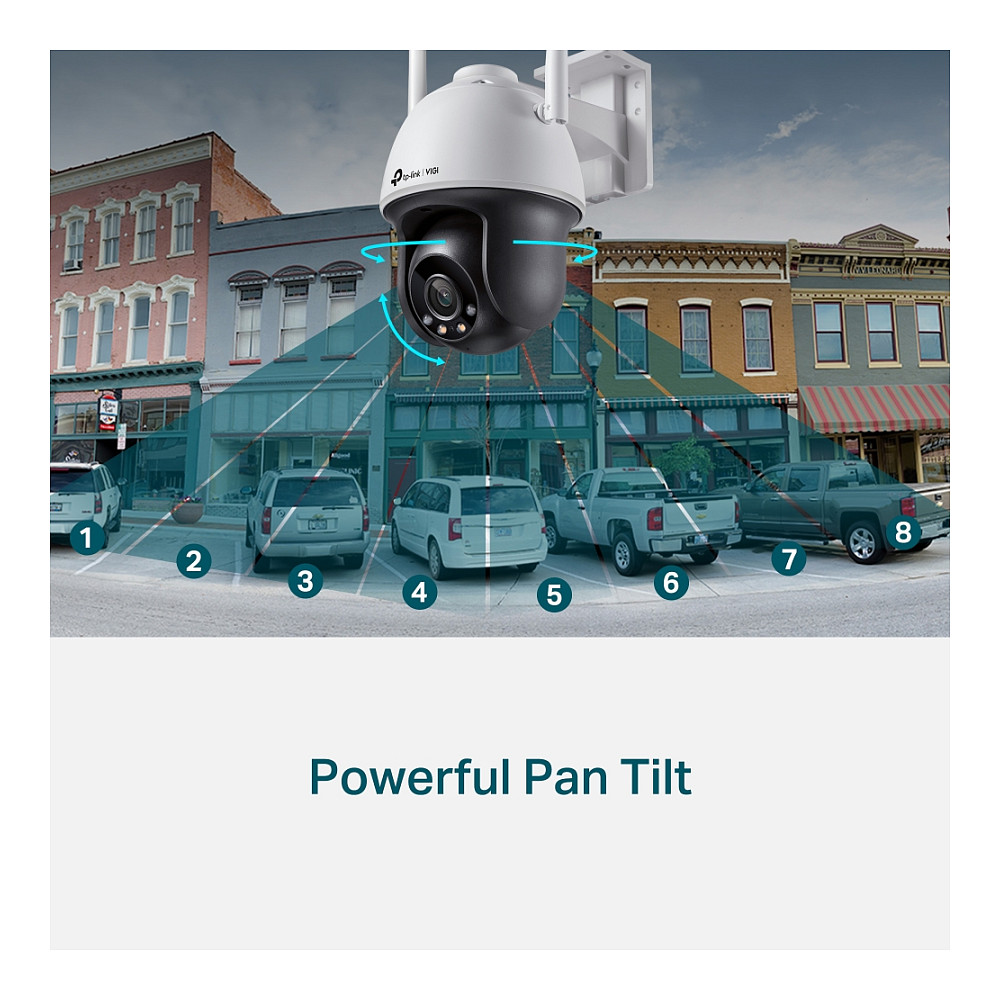 Kamera TP-LINK VIGI C400 4MP Bullet IP66 Pan tilt 4mm leća-14