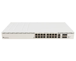 Switch Mikrotik CRS320-8P-8B-4S+RM (ARM 32bit, 800 MHz, 256MB RAM, 32MB, 17x Gigabit Ethernet, 4x10G SFP+, PoE++)