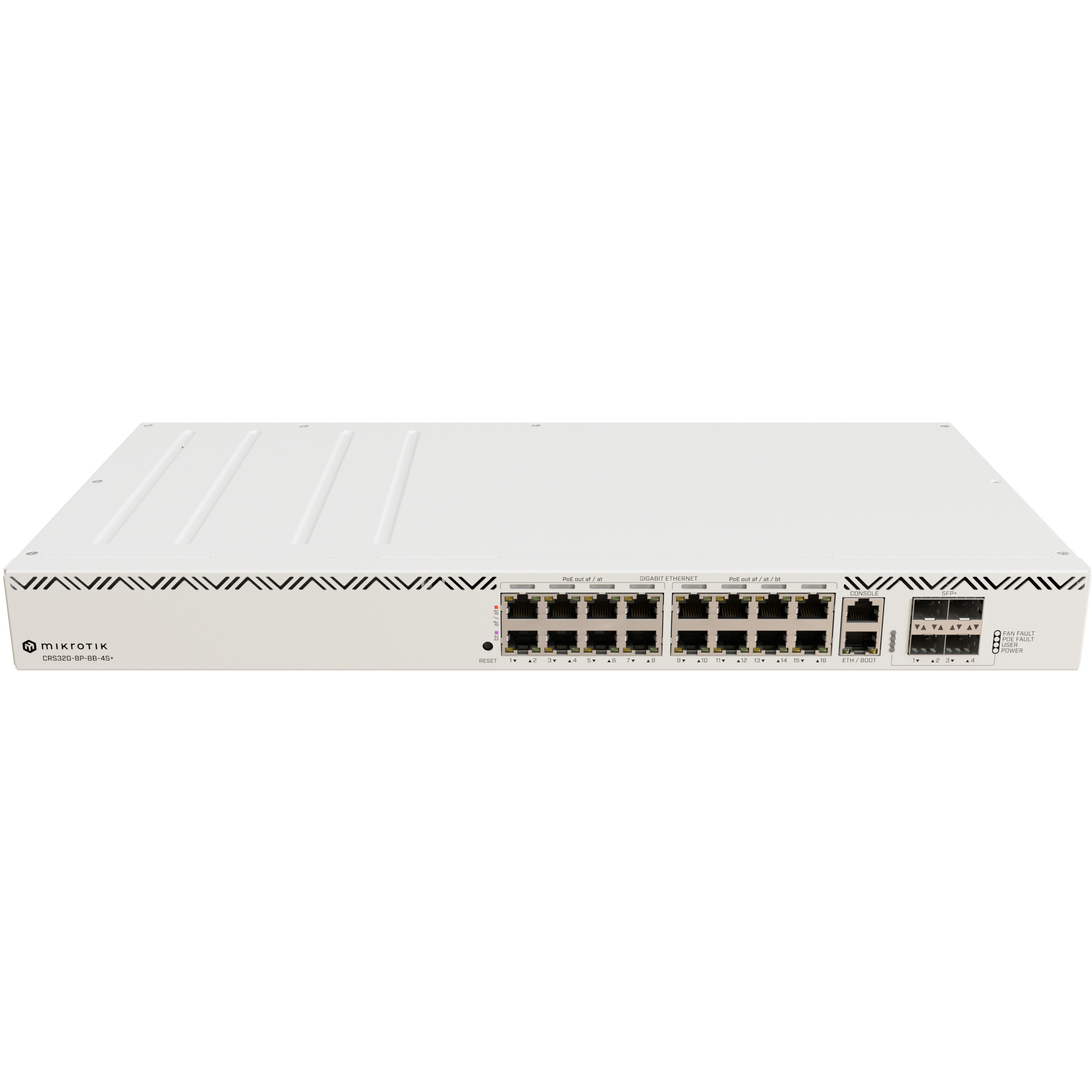 Switch Mikrotik CRS320-8P-8B-4S+RM (ARM 32bit, 800 MHz, 256MB RAM, 32MB, 17x Gigabit Ethernet, 4x10G SFP+, PoE++)-3