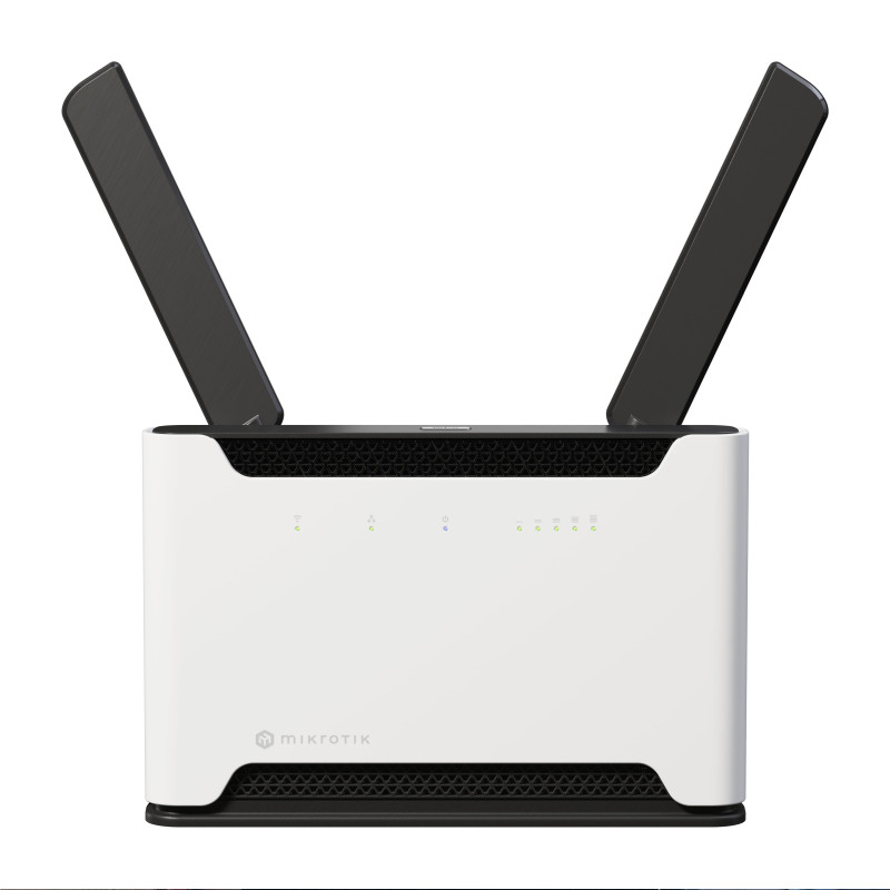Mikrotik Chateau LTE6 ax, 4-core CPU, 1GB RAM, 1×2.5 G-LAN, 4× 10/100/1000 Ethernet port, Wi-Fi 6, 2.4Ghz/5Ghz, 802.11ax, USB, MicroSIM, PSU, tower kućište, RouterOS v7-3