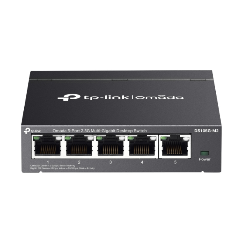TP-Link Omada 5-port 2.5G Multi-Gigabit Desktop preklopnik (Switch), 5×10Mbps/100Mbps/1Gbps/2.5Gbps RJ45 Ports, Plug & Play, metalno kućište-3